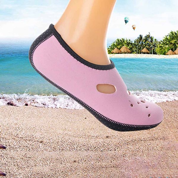 

water skin shoes swimming diving slip on socks yoga exercise pool sports new 2019, Black