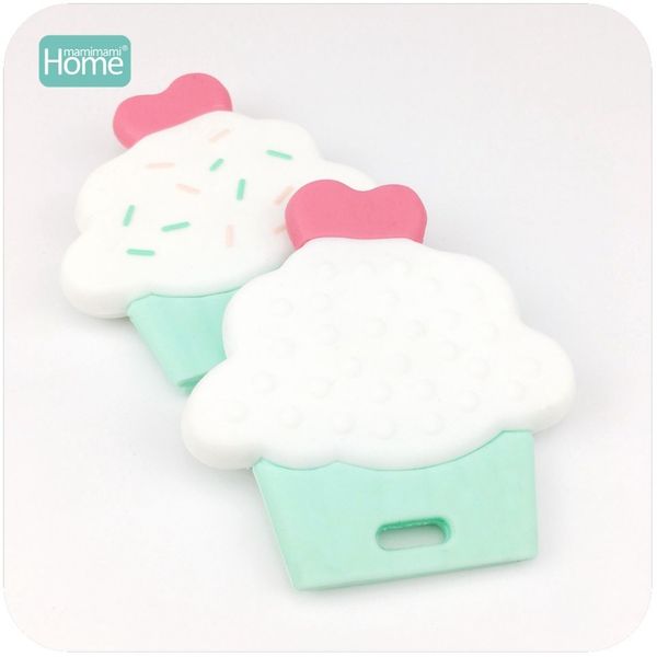 

mamimamihome детские силиконовые чашки торт 10 шт. симпатичные diy аксессуары пищевой силикон прорезыватель подвески уход прорезывание зубов