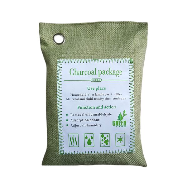 

bathrooms bamboo charcoal bag 500g linen portable deodorizer eliminator