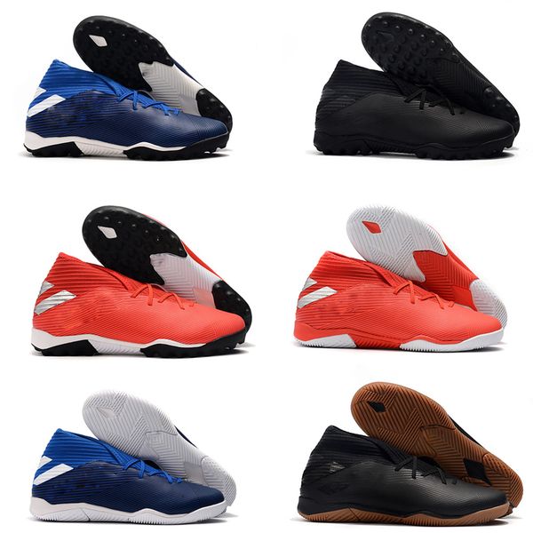 

new arrival men nemeziz 19.3 no shoelaces fg tf football shoes messi chaussures indoor soccer cleats shoes fast shipping size 39-45