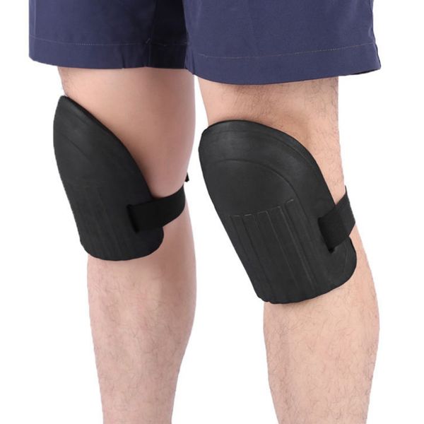 

support climbing soft foam knee pads protector cushion sport knee snowboard basketball safety sports pads kneecap 1 pair l, Black;gray