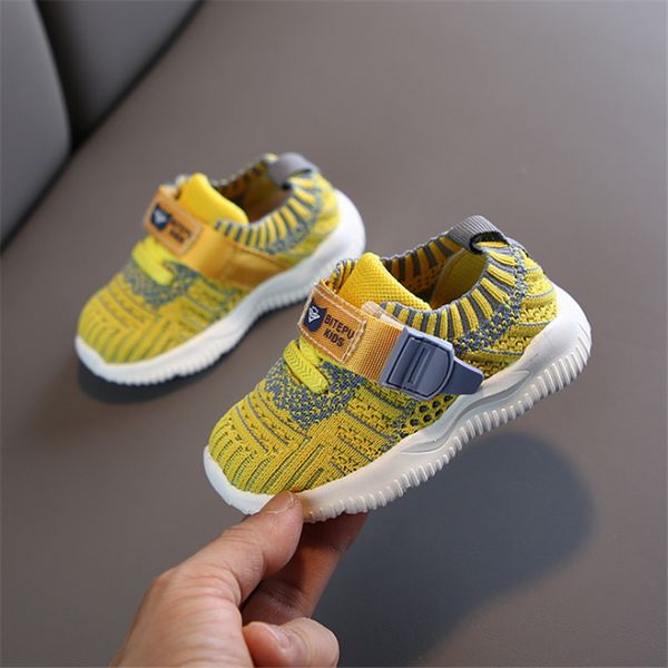 

2020 spring baby shoes boy girl toddler shoes breathable knitting infant sneakers fashion soft bottom kids baby