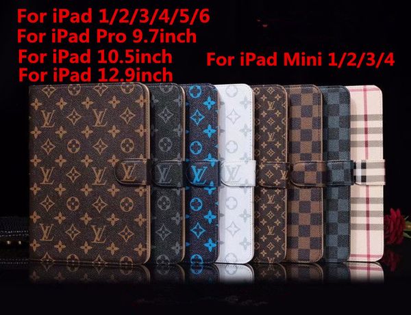 

Luxury ipad ca e for 12 9inch ipad 6 5 4 3 fa hion vintage grid ca e pu leather tablet cover for ipad pro 9 7 10 5 air1 2 mini1234