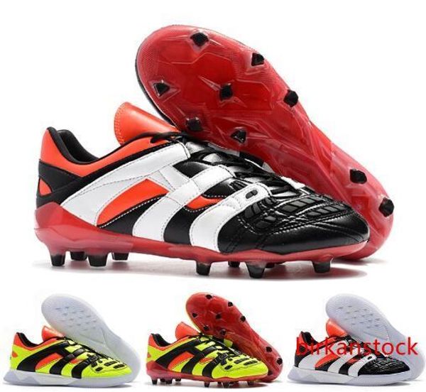 

original predator accelerator electricity fg db dream back tr becomes 19 men soccer shoes cleats football boots size 39-45