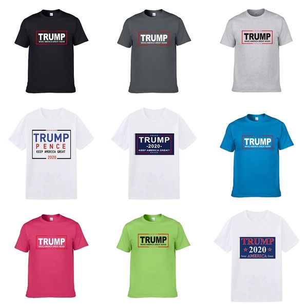 

новый красивый мужской дизайнер трампа t-shirt black and white fashion printing дышащая мужская trump футболка куртка с коротким рукавом # 1, White;black