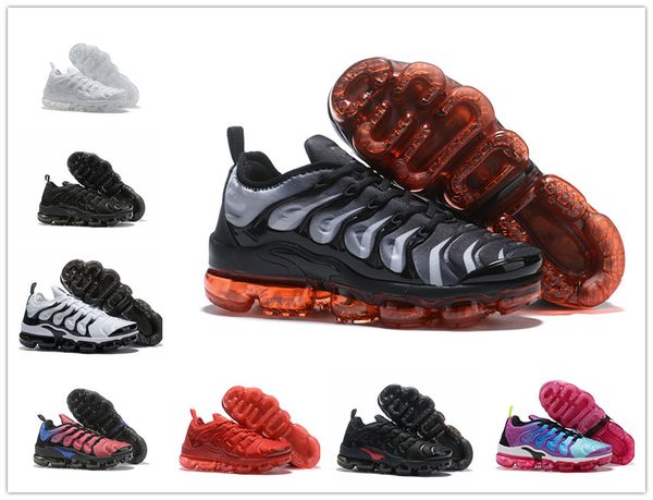 

sale tn plus game royal orange tangerine mint grape volt hyper violet trainers sports sneaker mens women designer casual shoes 40-46, Black