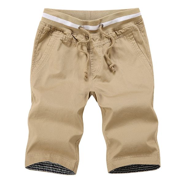 

2018 summer men fashion shorts homme breathable shorts straight elastic jogger casual beach cotton men short pants, White;black