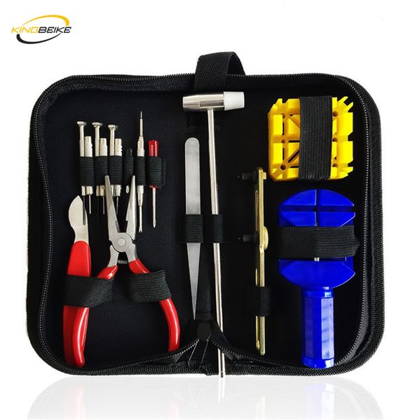 

kingbeike watch repair tool kit set watchband link remover repair wristwatch opener horloge gereedschap watchmaker tools