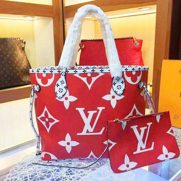 

New fa hion luxury de igner bag leather making de igner handbag uper large capacity cla ic fa hion model m40995