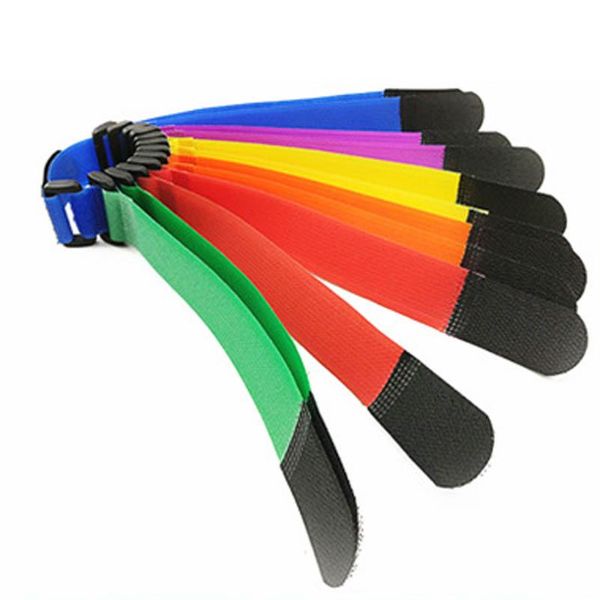 

reusable nylon cable ties hook and loop cable tie with eyelet hole cables organizer hook loop sticky straps 2 x 20cm