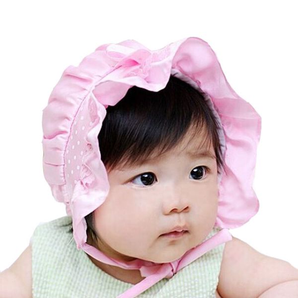 

sunhat kids cotton baby caps for girls bow-knot butterfly infant sun hats summer style for 3-24 months children baby 2019