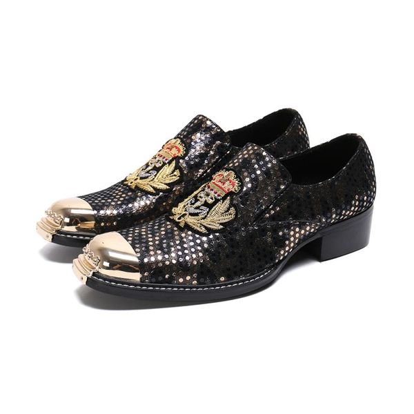 

suede leather tiger print men flat shoes wedding shoes sapatos oxfords for men paty work flats casual shoes, Black