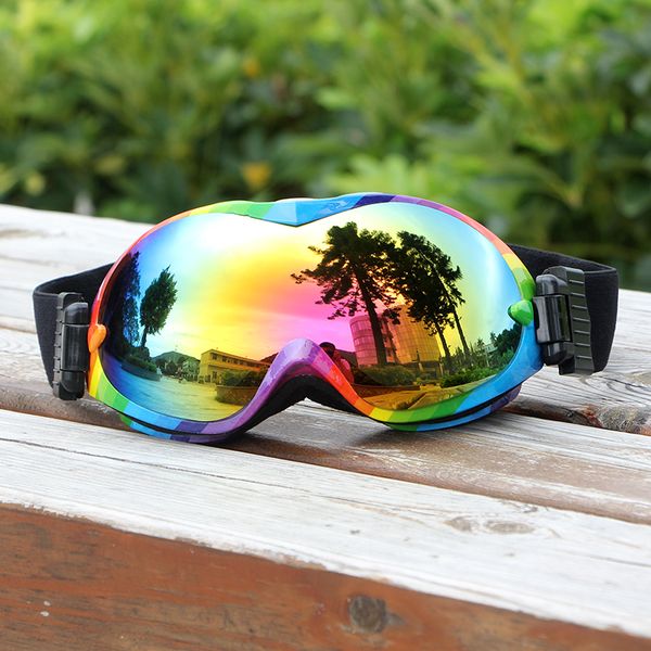 

men women skiing snowboarding goggles ski goggles double layers uv400 anti-fog big ski mask glasses skiing