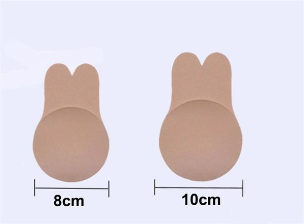 DHL neuer KOSTENLOSER selbstklebender Push-Up-BH aus dünnem Silikon, unsichtbarer BH, Nippelabdeckung, Aufkleber, Unterwäsche, nahtloser Hochzeits-Party-Bikini, trägerlos, B