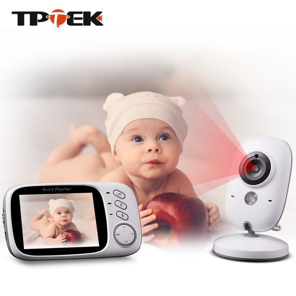 

3,2-дюймовый монитор младенца беспроводной видео-няню камеры безопасности цвет baby баба электронных ночного видения мониторинга температуры