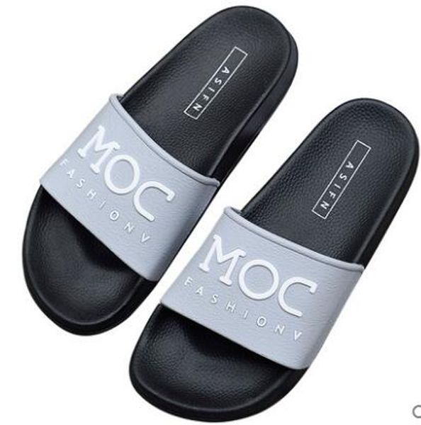 

2019 12 grey black lightweight men shoes solid color men big size classic slipper cs07