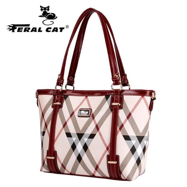 

feral cat pvc leather luxury handbags women bags designer women handbags crossbody bag waterproof shoulder bags messenger bag