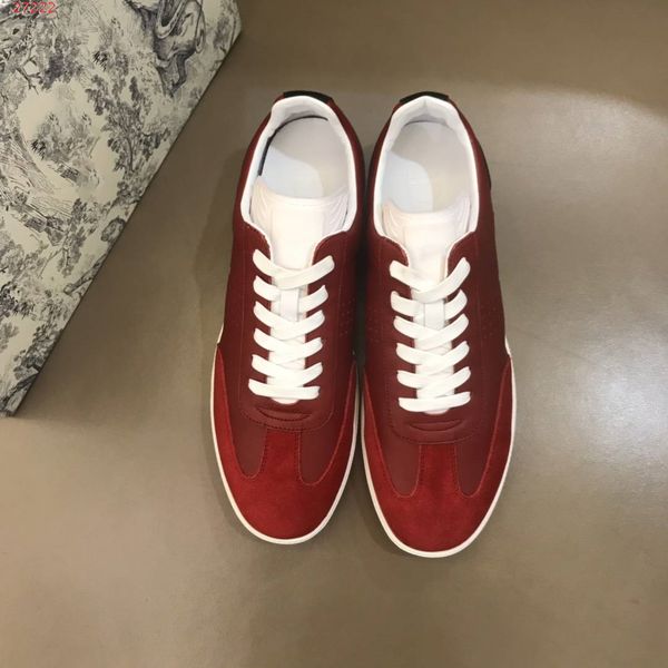 

2019 platform paris designer mens casual fashion luxury designer women shoes new red sneakers genuine leather ing, Black