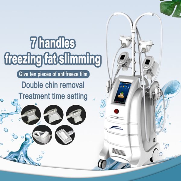 

высокое качество etg50-5s 7 в 1 снижение веса 7 головок машина для замораживания жира с морозильной камерой для похудения криолиполиз с ручк