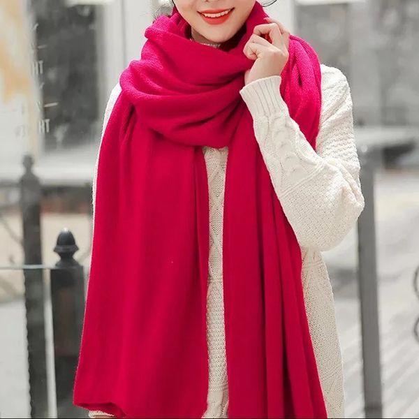 

simple style autumn winter female wool plaid scarf women cashmere scarves long shawl wrap blanket warm dropshopping, Blue;gray