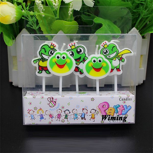 

1 year birthday decorations candles for cakes baby kids children party birthday cake decorating supplies frog candle