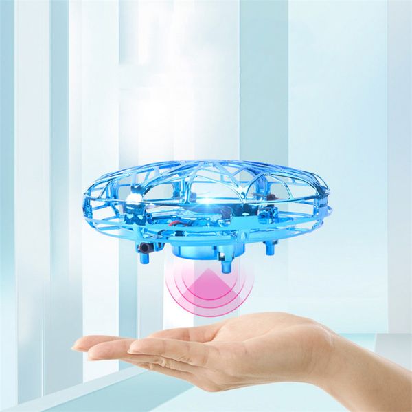 

suspension ufo induction drone gesture control human body infrared sensor aircraft creative toys for children dhl free