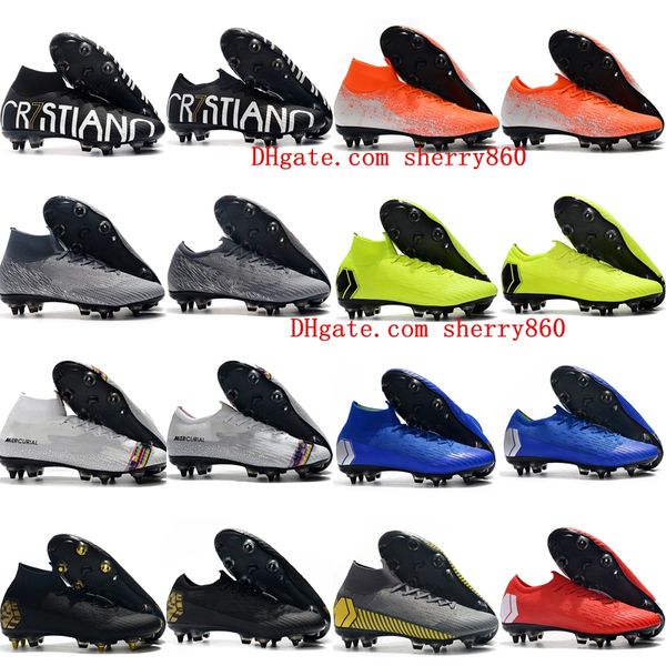 

2019 мужские футбольные бутсы Mercurial Vapors Fury VII Elite CR7 SE SG футбольные бутсы Mercurial Superfly VI E