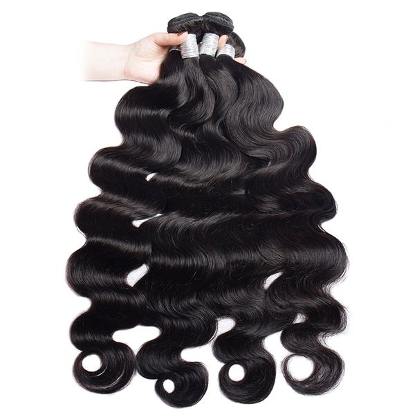 9a 30 32 Inch Long Brazilian Body Wave Human Hair Indian Long Straight Hair Bundles Virgin Unprocessed Human Hair Extensions Cheap Human Hair Wefts