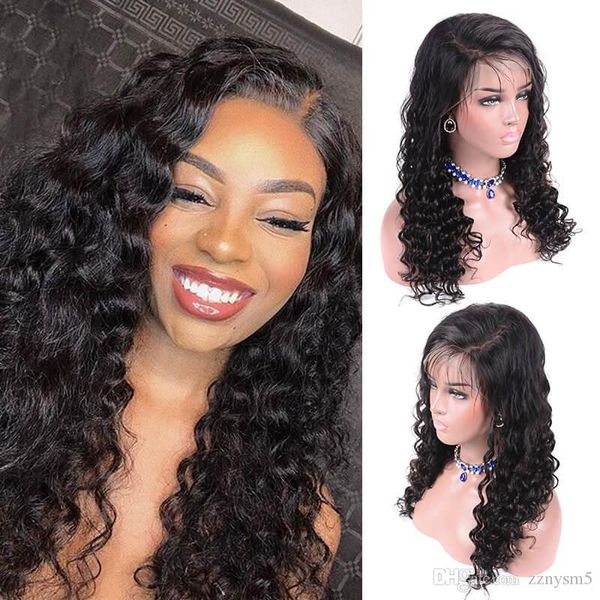 Peruvian Hair Wigs Loose Deep Wave Hair Wigs Pre Plucked Lace Front Wigs With Baby Hair Wigs Hair Medium Length Wigs From Fashion1314520 40 21