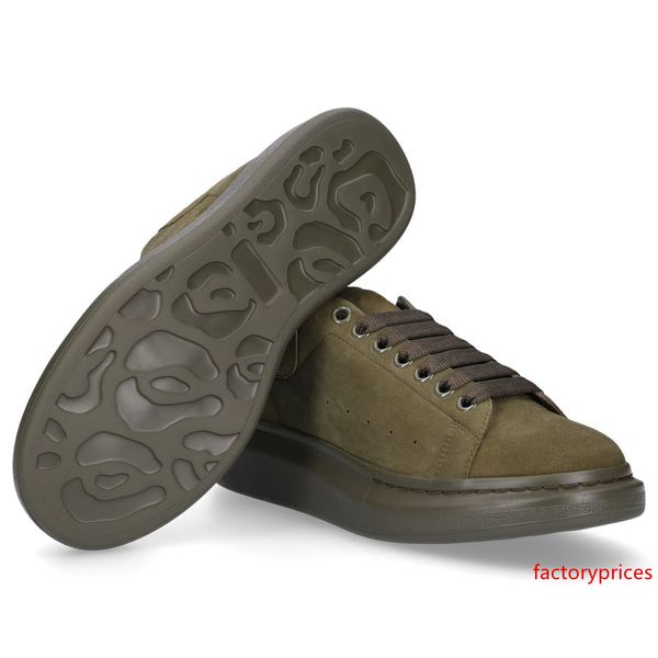

fashion luxury designer shoes velvet army green new style men women chaussures shoe platform designers sneakers
