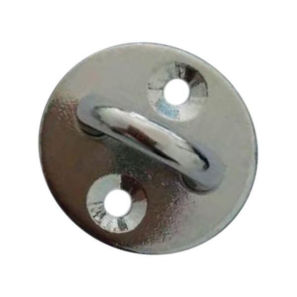

304 stainless steel round pad eye plate shade sail sailboat hardware