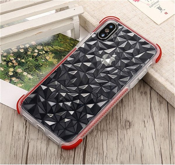 

for iphone 11 11pro 11pro max smooth soft tpu frame+diamond pc hard back silicone cover case for iphone xs max xs xr x 8 7 6plus