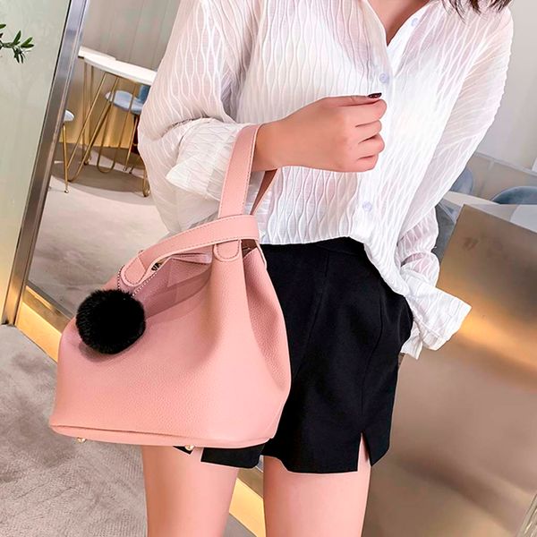 

новый сплошной цвет женщины сумка женская причинно-следственная сумки большой емкости дизайнер высокое качество женская сумка мешок femme #l