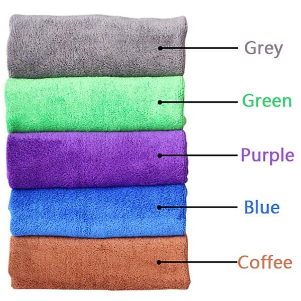

2pcs cleaning towel soft cloths towels cleaning duster microfiber car wash towel water absorption anti-static wash