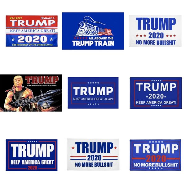 

90*150cm trump garden flags president general election banner holidays double-faced banner flags garden decorations #783