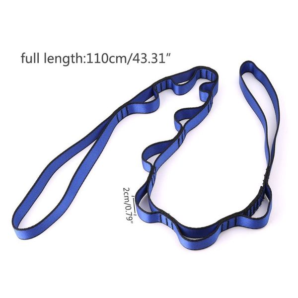 

восхождение нейлон daisy chain веревка с петлями йога гамак висит ремень bandlet костюм для кемпинга rock защиты