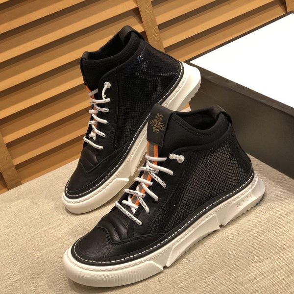 

waq8new limited edition french series high-end men s casual shoes, men s boots fashion sports shoes, original shoebox delivery 38-44, Black