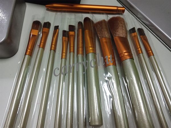 

N3 bru h profe ional 12pc makeup co metic facial bru h kit metal box bru h et face powder bru he