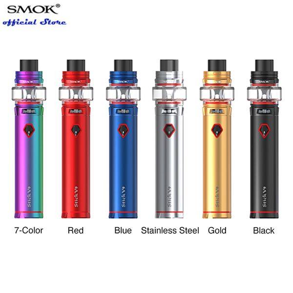 

Аутентичные SMOK Stick V9 Kit с 5 мл TFV8 Baby V2 Танк S1 S2 катушки Встроенный аккумулятор 3000 мАч DHL быстрая доставка