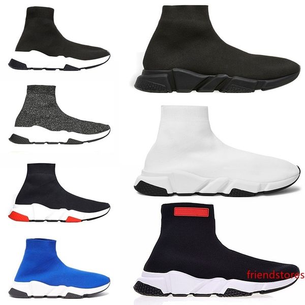 

speed trainer sock shoes for men women running shoes black white red blue mens designer trainers sport sneaker size 5.5-13