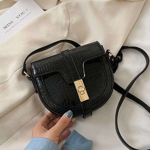 

female lady saddle pu leather crossbody bags for women 2020 shoulder messenger bag ladies hand sling handbags