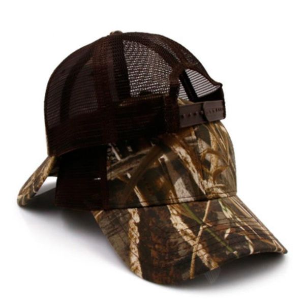 

2020 new cotton camouflage baseball cap mesh cap summer breathable bionic camouflage real tree camouflage mesh cap wholesale yvepv, Black;white