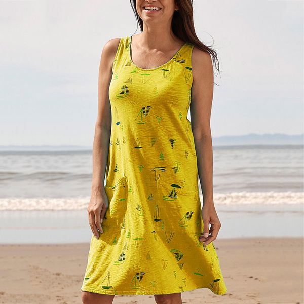 

women summer dress sleeveless print o-neck casual party dresses summer dress 2019 beach dresses vestidos de verano new, Black;gray