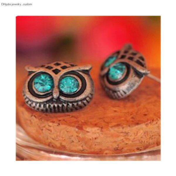 

Cute Fashion Bird Owl Earring Blue Daisy Flower Butterfly Ear Studs Small Stud Earrings Set For Women Bijoux Brinco E07