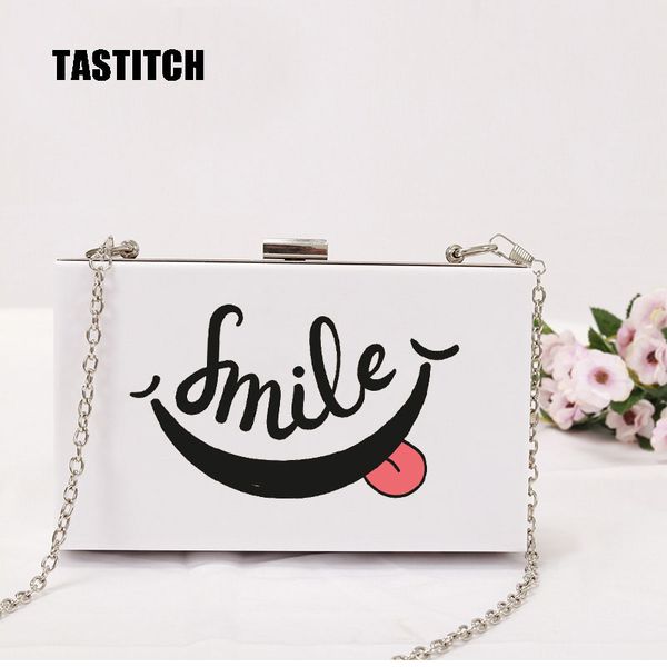 

new wallet women messenger bag luxury handbag designer brand fashion woman smile cute eveningbag casual party prom clutch