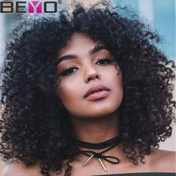 

дешевые полный шнурок человеческих волос парики афро парик волос kinky завитые 360 полный шнурок человеческих волос парики для женщин перуан, Black;brown