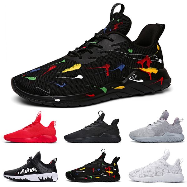 

2019 New Designer Men Running Shoes Greece Olimpic Dream Print Knit for Mens Trainers Sports Sneaker Size 40-46