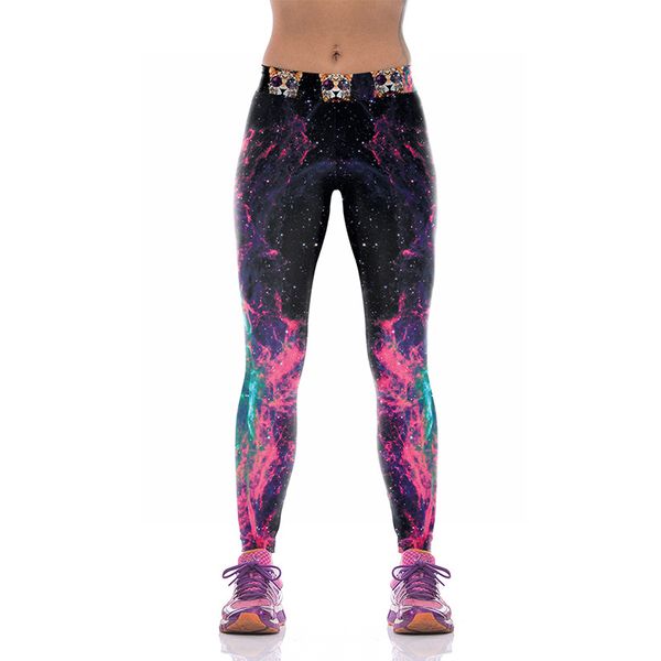 

3d printing fast dry women yoga pants workout print gym leggings running fitness training elastic leggings sport women fitness, White;red