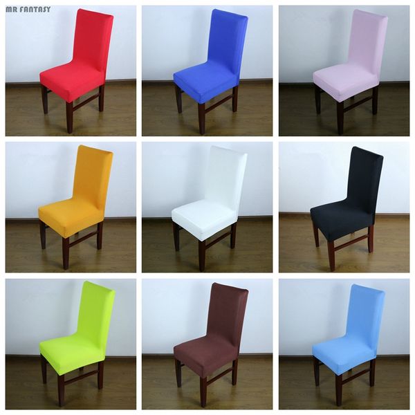 

universal wedding chair covers polyester spandex seat covers chair flat bottom cover for wedding banquet decorations yyy9278