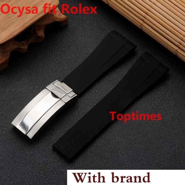 

Горячий резиновый ремешок из розового золота VAKCAK Синий водонепроницаемый ремешо